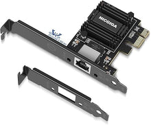 Load image into Gallery viewer, NICGIGA 2.5G Base-T PCIe Network Adapter, Realtek RTL8125B 2.5Gbps/1Gbps/100Mbps PCI Express Gigabit Network Card Convert to Ethernet RJ45 LAN Port for Gaming/Office, Support Windows/Linux