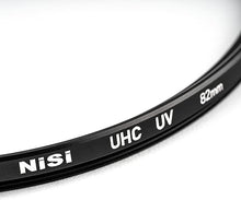 Load image into Gallery viewer, NiSi UV Filter HUC (Ultra Hard Coating) Protection Filter, 18 Multi-Layer Coatings UHD, Ultra Hard Nano Coating, Hydrophobic, Scratch Resistant Ultra-Slim (77mm)