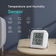 Load image into Gallery viewer, THIRDREALITY Zigbee Temperature and Humidity Sensor with Digital LCD Display, ZigBee Hub Required, App Records, Remote Monitoring and Smart Home Automation, AAA Batteries Included