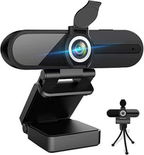 Load image into Gallery viewer, 4K Webcam, HD Webcam 8MP- Laptop PC Desktop Computer Web Camera with Microphone, USB Webcams for Video Calling Recording Streaming Video Conference, Webcam with Mini Tripod,Privacy Shutter.
