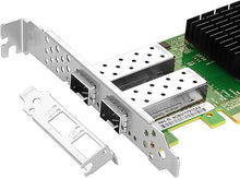 Load image into Gallery viewer, for Mellanox ConnectX4 LX 25Gb Ethernet Network Adapter, Compare to MCX4121A-ACAT, Dual SFP28 Ports PCIe 3.0X8, RDMA, 25Gigabit NIC for Windows/Windows Server/Linux