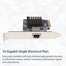 Load image into Gallery viewer, 1 Port 10 Gigabit Ethernet Network Card - PCIe x4 10Gb 10GBASE-T NIC AQTION AQC107-10Gbps Ethernet PCI-Express x4 Adapter SD-PEX24055