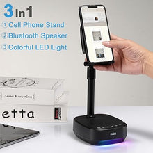 Load image into Gallery viewer, OLES Gifts for Men Him, Cell Phone Stand with Wireless Speaker(7-11’’Height), Birthday Gifts for Men, Gifts Him, Phone Holder for iPhone/Android/Tablet, Unique Gifts for Dad Him Mom, Women Gifts