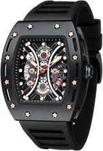 Load image into Gallery viewer, AIMES Watch Wristwatch for Men Fashion Casual Cool Big Dial Watch Luminous Waterproof Sport Analog Quartz Business Mens Watches Silicon Strap Dress Watch