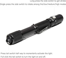 Load image into Gallery viewer, ThruNite LED Flashlight Archer 2A V3, 500 Lumens Mini AA Flashlight with Lanyard, IPX8 Water-Resistant Dual Switch Outdoor Flash Light for Hiking, Camping, Everyday Use, EDC - CW