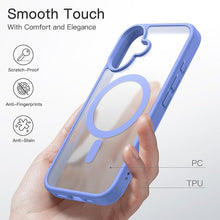 Load image into Gallery viewer, JETech Magnetic Case for iPhone 16 Plus 6.7-Inch Compatible with MagSafe, Translucent Matte Back Slim Shockproof Phone Cover (Ultramarine)