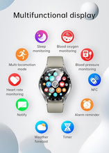 Load image into Gallery viewer, Smart Watch with Earbuds for Men Women, 1.39'' Fitness Tracker Smartwatch for iPhone/Android Compatible, 2-in-1 Waterproof Fitness Watches with Wireless Earbuds, Heart Rate Sleep Tracking, White