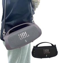 Load image into Gallery viewer, Silicone Cover Case for JBL Charge 5 Portable Bluetooth Speaker, Protective Skin Case for JBL Charge 5 Speaker Accessories(Black Case)