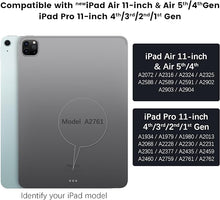 Load image into Gallery viewer, Nillkin Keyboard Case for iPad Air 11-inch M2 2024 & iPad Pro 11(1st/2nd/3rd/4th Gen), iPad Air 5th&4th Generation case with Keyboard, Magic Trackpad, Detachable Keyboard with 7 Backlight Colors,Black