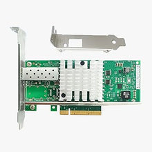 Load image into Gallery viewer, 10Gb Network Card Single SFP+ Port PCIE x8 Ethernet Converged Server Adapter NIC Compatible Intel X520-DA1 82599EN Chip Support Windows 7/8/10/11/Visa,Server/Linux/VMware