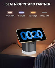 Load image into Gallery viewer, Charging Station Magnetic for Mag-Safe Charger: JoyGeek Wireless Charging Stand for Apple - for iPhone 16-12 Pro Max Plus, A-pple Watch Series 10-2, Air-Pods 4/3/2/Pro
