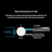 Load image into Gallery viewer, TP-Link TL-SX1008 | 8 Port 10G/Multi-Gig Unmanaged Ethernet Switch | Desktop/Rackmount | Plug & Play | Sturdy Metal Casing | Speed Auto-Negotiation