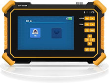 Load image into Gallery viewer, CCTV Camera Tester Support 8MP TVI CVI AHD CVBS Analog Camera Tester 4.3 inches Screen RS485 PTZ Control Audio Test 12V Power Output