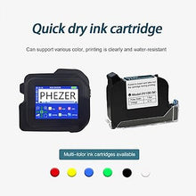 Load image into Gallery viewer, Portable Mini Handheld Inkjet Printer PC98 for Any Surface with Touch Screen Quick-Drying Ink Cartridge, Mobile Inkjet Coder 0.5" Print Height for Label Logo Date Code Text Number Image