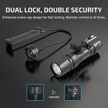 Load image into Gallery viewer, OLIGHT Odin S 1500 Lumens MLOK Rail Mounted Weaponlight Rechargeable Tactical Flashlight with Upgraded Remote Pressure Switch, 250 Meters Throw Distance, IPX8 Waterproof (Black)
