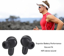 Load image into Gallery viewer, Language Translator Earbuds, Supports 74 Languages 70 Accent 4 Modes Online Offline Translation Headset, BT 5.3 Noise Reduction Earbuds with (Sparkling Black)