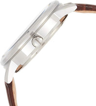 Load image into Gallery viewer, Citizen Men's Eco-Drive Corso Classic Watch in Stainless Steel with Brown Leather strap, Blue Dial (Model: BU2070-12L)