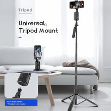 Load image into Gallery viewer, GREEN HOUSE Auto Face Tracking Phone Holder & Mount, 360°Fast Rotation, Gimbal Stabilizer for Influencer Content Creating Vlog, YouTube, TikTok, Gesture Recognization, GH-USTTA-BK