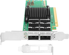 Load image into Gallery viewer, 200GbE Smart NIC Card for Mellanox MCX653106A-HDAT-SP, PCIe 3.0/4.0 x16 200Gb VPI Ethernet NIC with Mellanox ConnectX-6 Dx Chipset,Dual QSFP56 HDR IB Network Card Support RDMA