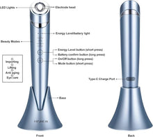 Load image into Gallery viewer, MiSMON High Frequency Facial Machines, 4 in 1 Facial Massager Micro-Current Light Therapy Device for Face