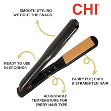 Load image into Gallery viewer, CHI Classic Tourmaline Ceramic Hairstyling Iron 1 1/2" in Onyx Black