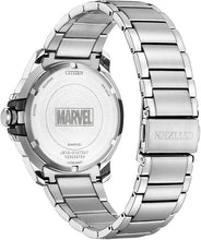 Load image into Gallery viewer, Citizen Eco-Drive Marvel Men's Watch, Stainless Steel, Avengers, Silver-Tone (Model: AW1651-52W)