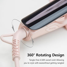 Load image into Gallery viewer, ANGENIL Pro Titanium Flat Iron Hair Straightener 1.75" Wide, Salon Grade Dual Voltage Straightening and Curler 2-in-1 with Heat Resistant Silicone Mat, Adjustable Temp 240°F-470°F, 15s Fast Heating