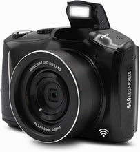 Load image into Gallery viewer, Minolta 64 Mega Pixels Digital Camera with 4K Video 60 FPS & WiFi, Black