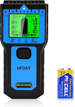 Load image into Gallery viewer, Stud Finder Wall Scanner, Upgraded 8 in 1 Magnetic Stud Sensor Wall Detector, with Bubble Level, Nail Beam Finders Center and Edge for Wood AC Wire Metal Studs Joist Pipe, HD LCD Screen