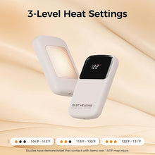 Load image into Gallery viewer, AI Hand Warmers Rechargeable with Gift Box, 4 Pack Portable Electric Hand Warmer with LED Display Battery and Temperature, Fast Heating, for Men, Women, Hunting Camping Ivory