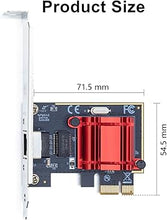 Load image into Gallery viewer, 10/100/1000Mbps Gigabit Ethernet PCI Express NIC Network Card with Intel I210 Chip, Ethernet Server Converged Network Adapter, Single RJ45 Port, PCI Express 2.1 X1, Compare to Intel I210-T1