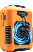 Load image into Gallery viewer, CAZOKASI Newest Version Personal Fan Portable Waist Fan Working Fan Hand Free 6000mAh, 6-24hours Wearable Fan for Traveling Working Outdoor Office