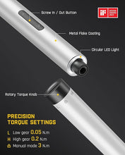 Load image into Gallery viewer, Fanttik E1 Max 3.7V Mini Electric Screwdriver, Precision Screwdriver Set, 50-in-1 Magnetic Bits, Magnetic Storage, 5/32''Hex, Electric Screwdriver for Electronics Phone Camera Laptop Watch - White