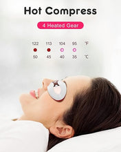 Load image into Gallery viewer, Red Light Device, FERNIDA 2 in 1 Lip and Eye Care Tool with Heated for Anti-Aging, Smooth Lip Wrinkles, Lip Plumper and Reduce Dark Circles, 4 Levels Heating Temps, White