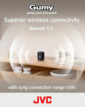 Load image into Gallery viewer, JVC Portable Gumy Wireless Speaker with Surround Sound, Bluetooth 5.3, Lightweight, TWS Capability, USB-C, up to 15-Hour Battery Life - SPSG1BTA (Blue)