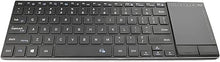 Load image into Gallery viewer, Rii Wireless Bluetooth Keyboard,Multi Device Rechargeable Keyboard Stainless Steel Ultra Slim Bluetooth Keyboard with Multi-Touch Touchpad,Compatible with PC, Mac, Laptop(2.4G+BT New)