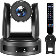 Load image into Gallery viewer, 4K PTZ Camera,10X PTZ Camera,4KP30 IP Streaming Output with HDMI,3G-SDI,USB 3.0 for Video Conference, Church and Schools.(SDI+HDMI+USB3.0+IP, 10X)