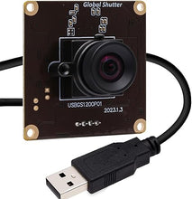 Load image into Gallery viewer, SVPRO Global Shutter USB Camera Module 90fps High Speed Webcam Board 1920x1200 2MP AR0234 UVC Webcam Module with Distortion Free M12 Lens for Computer,Slow Motion Board Camera for Golf Swing