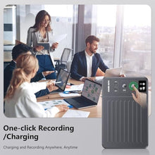 Load image into Gallery viewer, 64GB AI Voice Recorder with Voice Activated, Transcription & Summary Magnetic Digital Voice Recorder for Lectures & Meetings, Noise Reduction, USB-C Rechargeable, ClicoByte Chime, Dark Grey_8