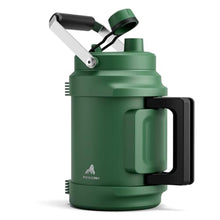Load image into Gallery viewer, 64oz Insulated Water Bottle for Outdoors: 2-in-1 Straw Spout Lid, Dual Handle, Leakproof, Keep Cold 48H, Half Gallon Stainless Steel Water Jug for Sports, Camping, Gym, Work, Beach, Fishing (Forest)_1