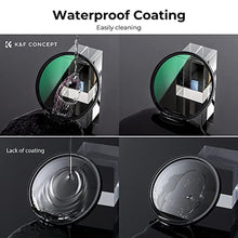 Load image into Gallery viewer, 67mm Circular Polarizers Filter, K&F CONCEPT Waterproof Circular Polarizing Filter with 24 Multi-Layer Coatings CPL Filter for 67mm Camera Lens (D-Series)_1266