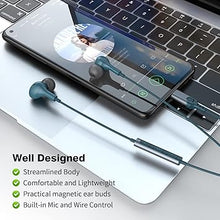 Load image into Gallery viewer, APETOO USB C Headphones for Samsung S24 Ultra S23 S22 S21 FE Plus A35,iPhone 15 Plus 16 Pro,iPad 10,Magnetic Wired Earbuds Noise Canceling in-Ear Type C Earphone Mic Volume Control for Pixel,OnePlus