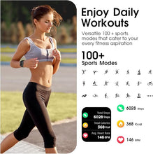 Load image into Gallery viewer, Smart Watch for Men Women(Answer/Make Call), 1.83" Smartwatch Fitness Tracker with Heart Rate/Sleep Monitor, SpO2, Pedometer - 100+ Sport Modes Activity Tracker for Android iOS Phones