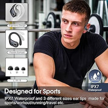Load image into Gallery viewer, Wireless Earbuds 75hrs Bluetooth 5.3 Headphone Sport, 2024 Bluetooth Earbuds Stereo Deep Bass Over Ear Bud with Earhooks, ENC Noise Cancelling Mic, IPX7 Waterproof Earphone for Workout/Running