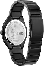 Load image into Gallery viewer, Citizen Men's Eco-Drive Star Wars Death Star Black IP Stainless Steel Watch, 3-Hand, Luminous,41mm (Model: BJ6539-50W)
