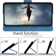 Load image into Gallery viewer, SUANPOT Compatible with iPhone 16 Pro Max 6.9" Wallet case with RFID Blocking Credit Card Holder,Flip Book PU Leather Protective Cover Women Men for Apple 16 Pro Max Phone case Sky Blue