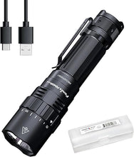 Load image into Gallery viewer, Fenix PD40R v3.0 Tactical Flashlight, 3000 Lumen USB-C Rechargeable Long Throw Police Duty Light with Lumentac Organizer