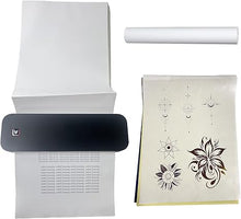 Load image into Gallery viewer, IOOIOO Inkless Portable Thermal Printer, for Tattoo Stencil Transfer Paper, for 8.5 x 11 Letter/A4 Rolled/Folded Thermal Paper, Bluetooth Wireless