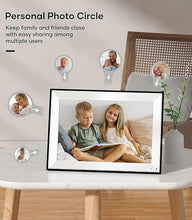 Load image into Gallery viewer, Cozyla Digital Photo Frame WiFi Smart Digital Picture Frame Unlimited Storage Share Photo with Family and Friend via App Email Google Photos Instagram Web Browser Photo Frame Electronic 10.1 Inch Mat