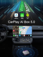 Load image into Gallery viewer, Wireless Carplay AI Box 5.0, Wireless Carplay Adapter Android 13.0 QCM 6125 8-Core 8+128GB, Exclusively for OEM Wired CarPlay Cars, Enjoy Online Streaming from YouTube, Netflix, Google Store! Purple